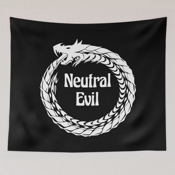 Item preview, Neutral Evil Alignment Tabletop RPG Vintage Retro designed and sold by WPahat.