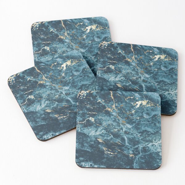 Item preview, Gold Blue Marbling Marble designed and sold by ZaydounStark.