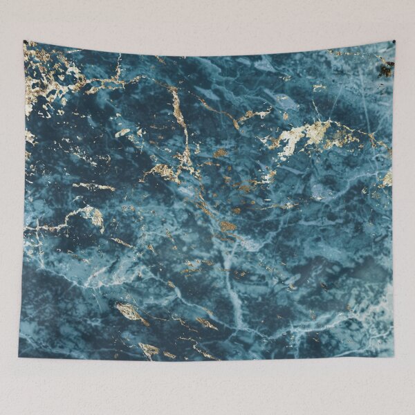Item preview, Gold Blue Marbling Marble designed and sold by ZaydounStark.
