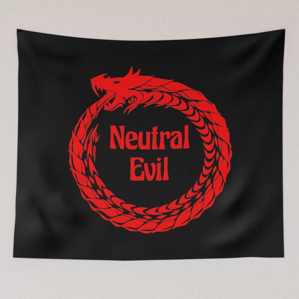 Item preview, Neutral Evil Alignment Tabletop RPG Vintage Retro designed and sold by WPahat.