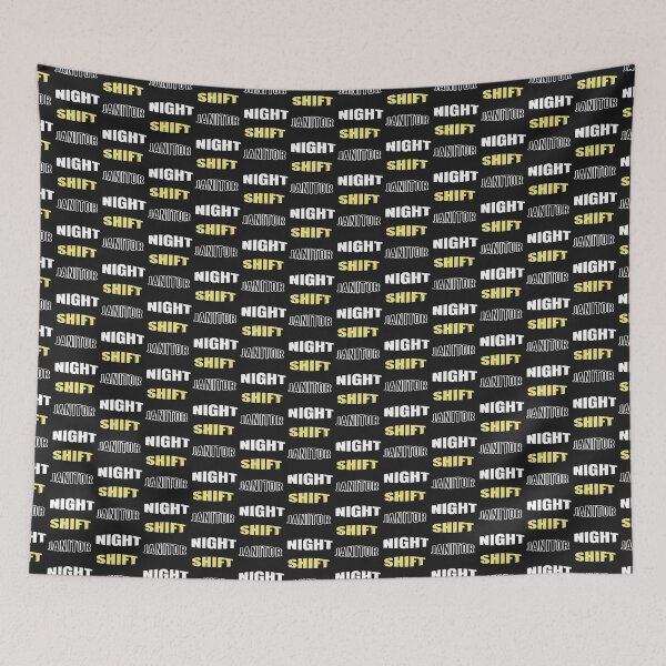 Item preview, Night Shift Janitor designed and sold by WowAllinOne.