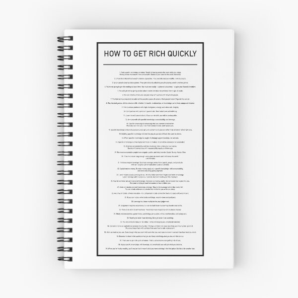 Item preview, Naval How To Get Rich Quickly designed and sold by JamiePullThatUp.