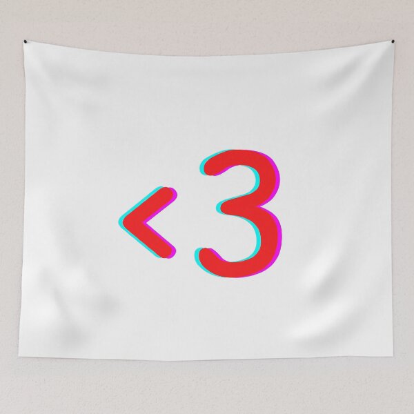 Item preview, <3 Less Than Three Heart designed and sold by UltraRare47.