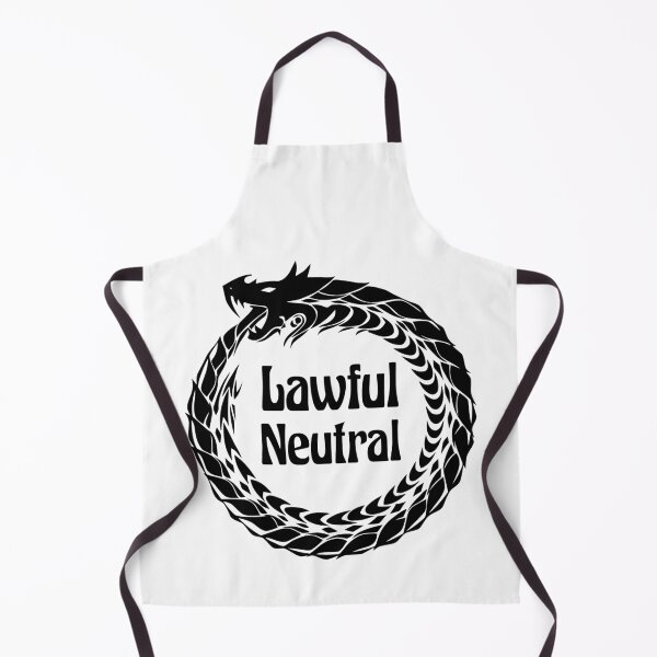 Item preview, Lawful Neutral Alignment Tabletop RPG Vintage Retro designed and sold by WPahat.