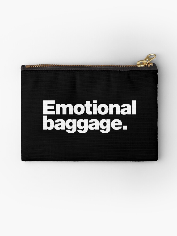 Thumbnail 1 of 4, Zipper Pouch, Emotional baggage. designed and sold by chestify.