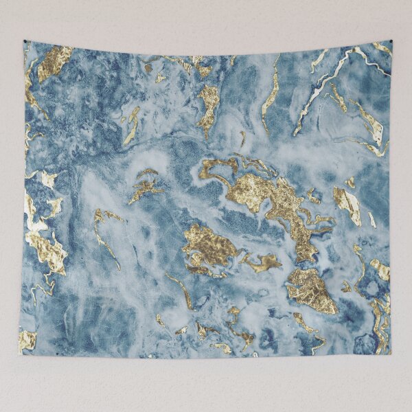 Item preview, Blue Gold Turquoise Marble designed and sold by ZaydounStark.