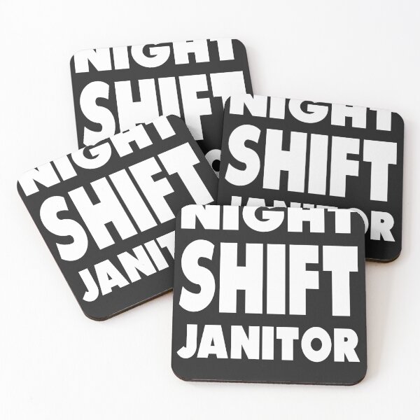 Item preview, Night Shift Janitor designed and sold by WowAllinOne.