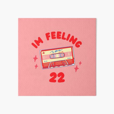 Taylor Swift 22 Wall Art Redbubble