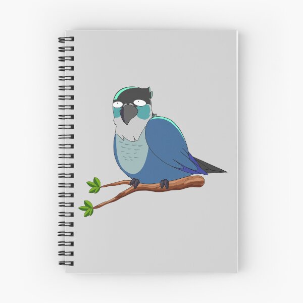 Item preview, Jaiden animations cute funny eyes bird on a leaf, parrot watching you funny  designed and sold by SGS-.
