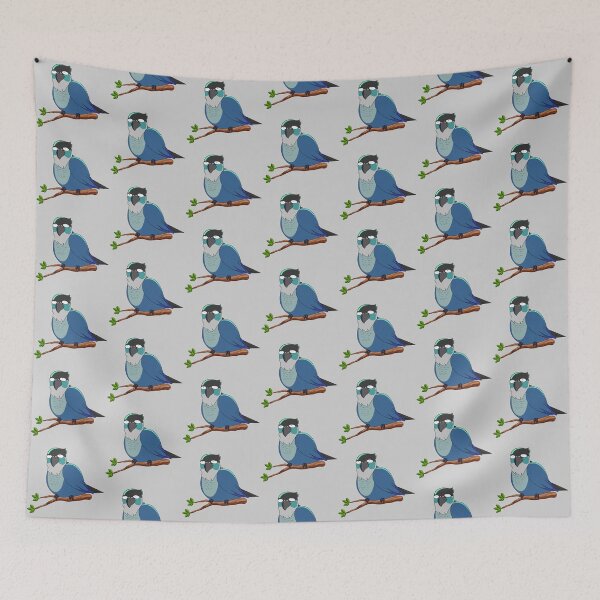 Item preview, Jaiden animations cute funny eyes bird on a leaf, parrot watching you funny  designed and sold by SGS-.