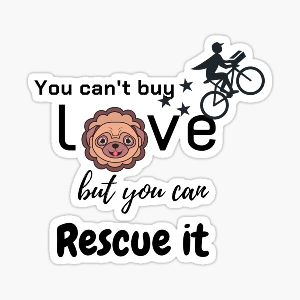 Item preview, Animal Lovely T-Shirt You can't but love but you can rescue it designed and sold by sekson.