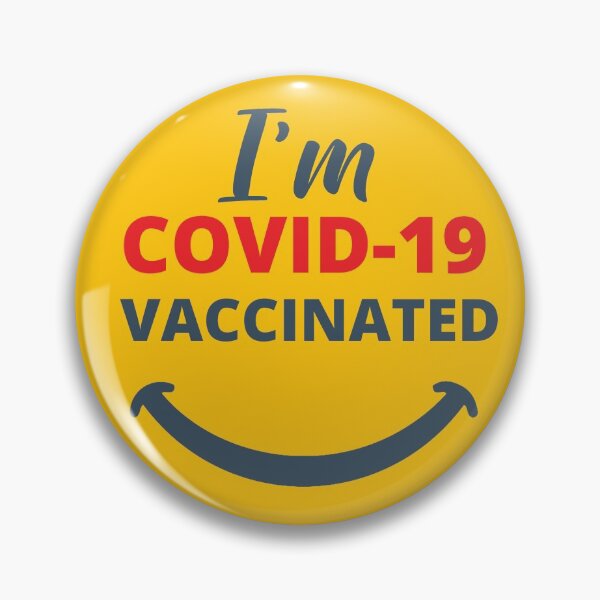 Item preview, Vaccinated Badge designed and sold by ubantee.