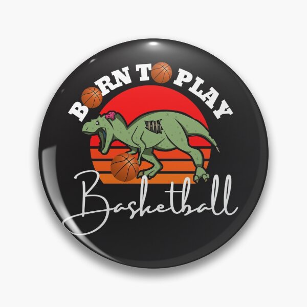 Item preview, Born to play basketball T-Rex (Distressed) designed and sold by UnboundFull.
