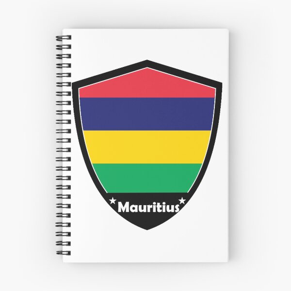 Item preview, Mauritius Flag Badge designed and sold by Gina-Driada.