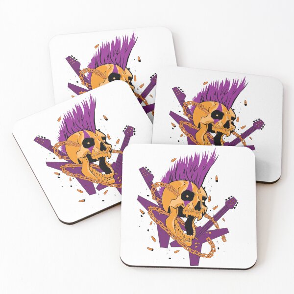 Item preview, Punk rock skull designed and sold by 1DesignDude1.