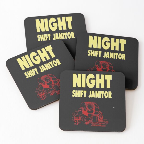 Item preview, Night Shift Janitor designed and sold by WowAllinOne.