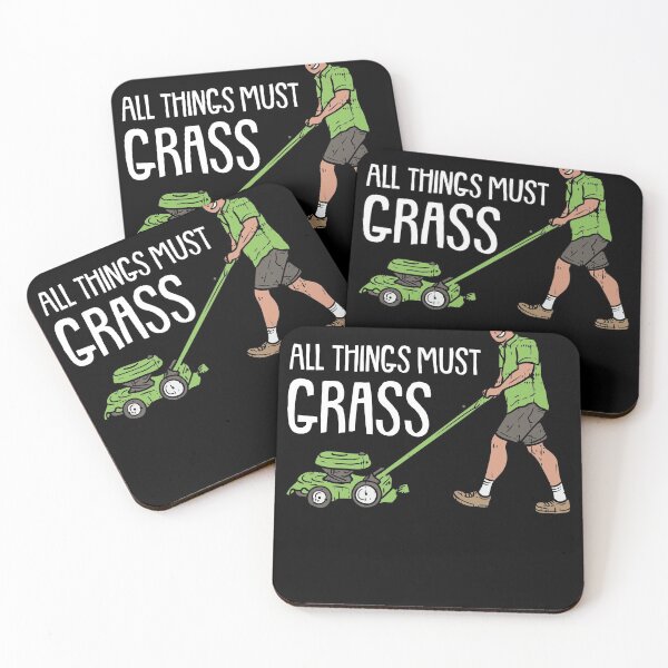 Item preview, All thing must grass Lawn Mower Mow Funny Lawn Mowing    designed and sold by Rzelemenz.
