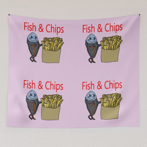 Item preview, Fish and Chips designed and sold by AyseAkcay.