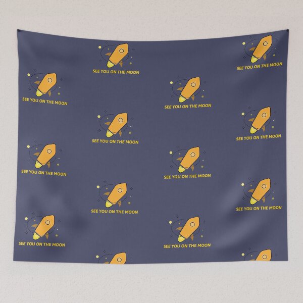 Item preview, See You On The Moon Dogecoin designed and sold by FitFabFunny.