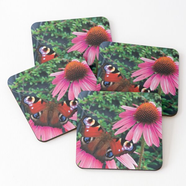 Item preview, Peacock Butterfly with pink flowers  designed and sold by Siakula.