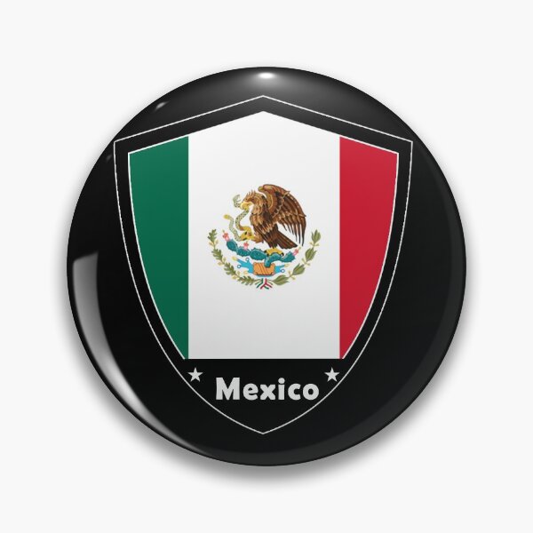 Item preview, Mexico Flag Badge designed and sold by Gina-Driada.