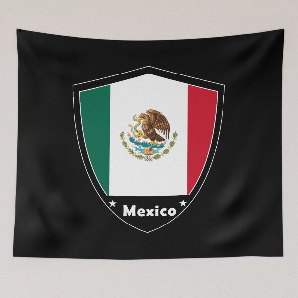 Item preview, Mexico Flag Badge designed and sold by Gina-Driada.