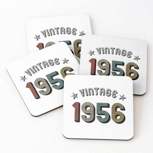 Item preview, 1956 vintage retro vintage year of birth birthday designed and sold by GeogDesigns.