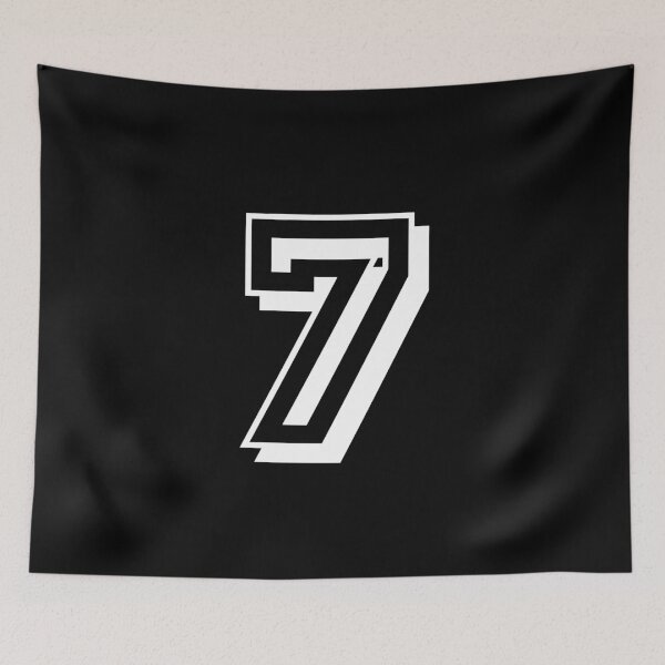 Item preview, 7 number college font designed and sold by GeogDesigns.
