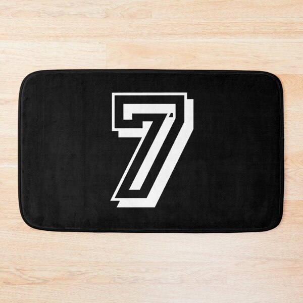 Item preview, 7 number college font designed and sold by GeogDesigns.