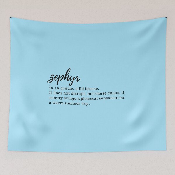 Item preview, zephyr - a gentle, mild breeze designed and sold by designair.