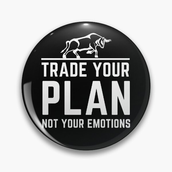 Item preview, Trade Your Plan Not Your Emotions, Investor and Stock Market Trading designed and sold by CuteLovelyDesigns.