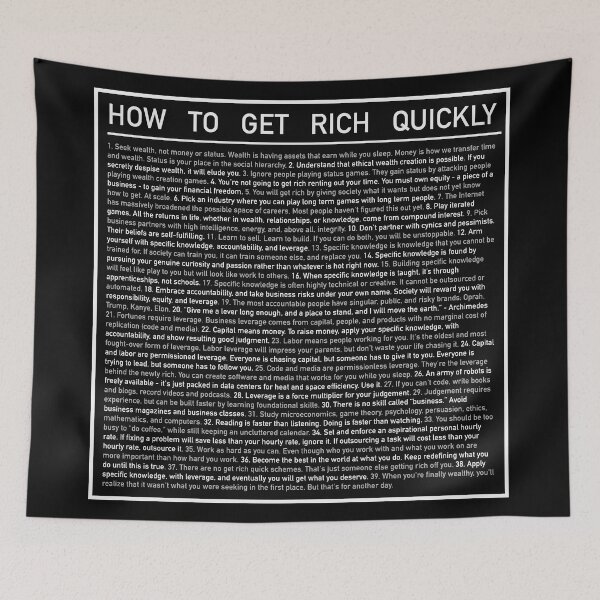 Item preview, Naval How To Get Rich Quickly  designed and sold by JamiePullThatUp.