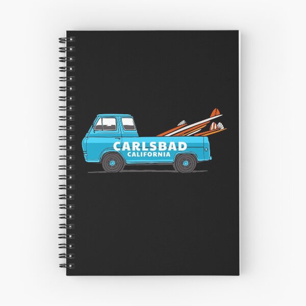 Item preview, Carlsbad California - Surfing Wave Surfboards in a Pickup Truck Surfer Design designed and sold by palmettodigital.