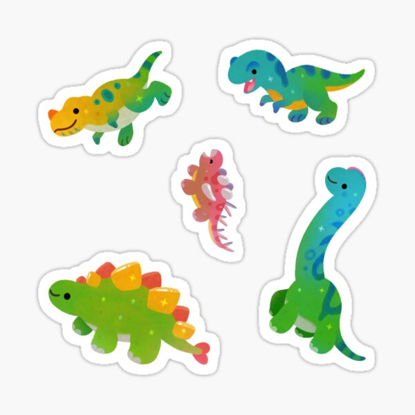 Jurassic baby - pastel Sticker