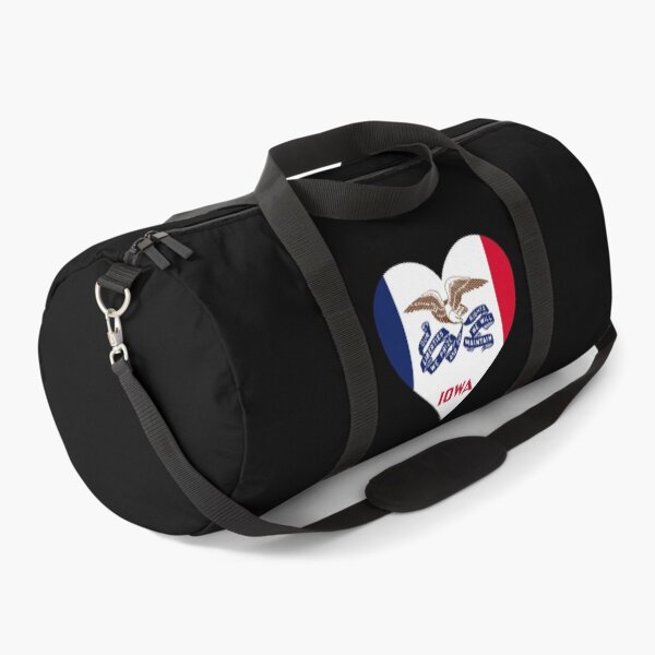 Item preview, Iowa flag, USA flag designed and sold by GeogDesigns.