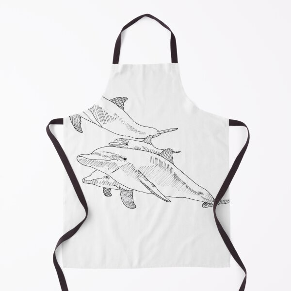 Item preview, Colour In Apparel And Merchandise Dolphins 1 designed and sold by ClosLineDesigns.