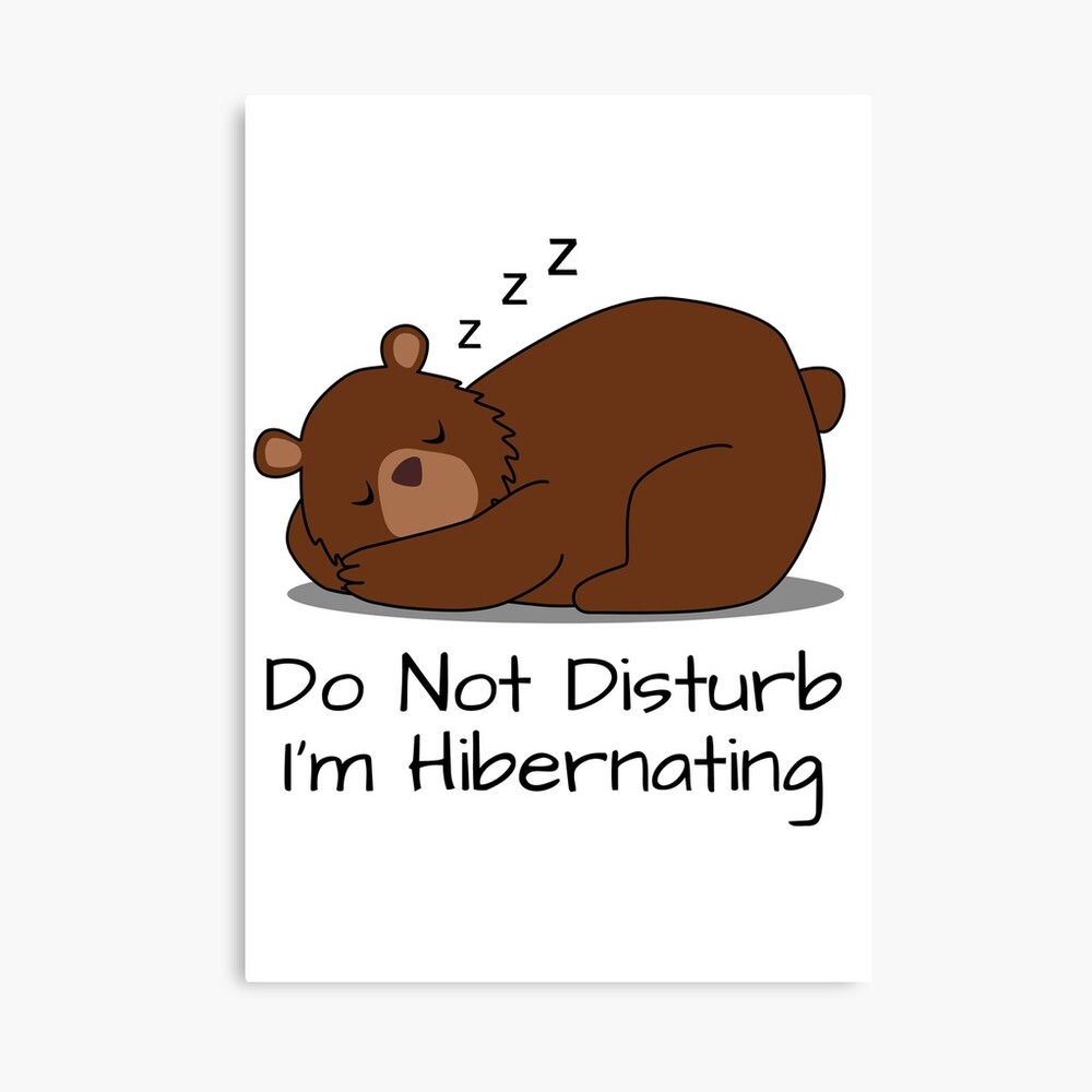 Lámina fotográfica «No molestar durmiendo oso de dibujos animados hibernando» de FurryPunch | Redbubble Lámina fotográfica «No molestar durmiendo oso de dibujos animados hibernando» de FurryPunch | Redbubble