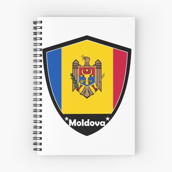 Item preview, Moldova Flag Badge designed and sold by Gina-Driada.