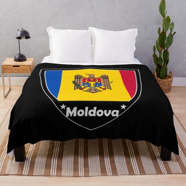 Item preview, Moldova Flag Badge designed and sold by Gina-Driada.