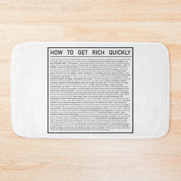 Item preview, Naval How To Get Rich Quickly  designed and sold by JamiePullThatUp.