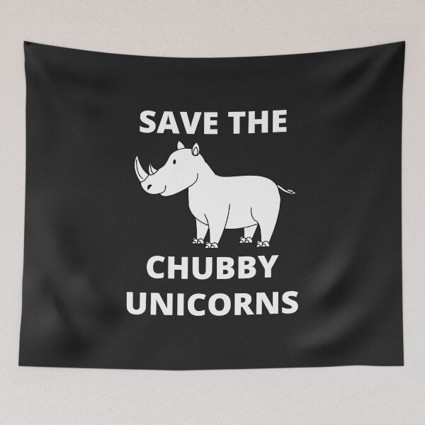 Item preview, SAVE THE CHUBBY UNICORNS - RHINO designed and sold by MohitJain1109.