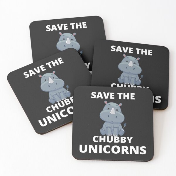 Item preview, SAVE THE CHUBBY UNICORNS - RHINO designed and sold by MohitJain1109.