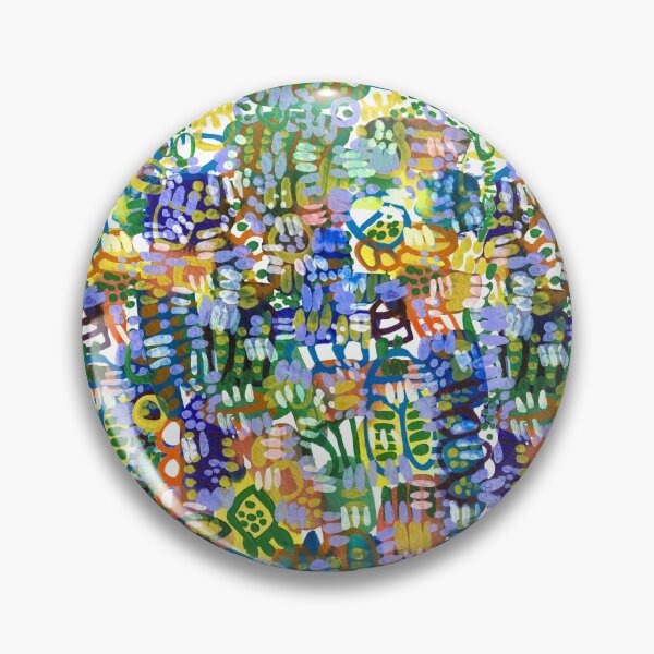 Item preview, Colourful modern abstract painting pattern  designed and sold by EarthyPlanty.
