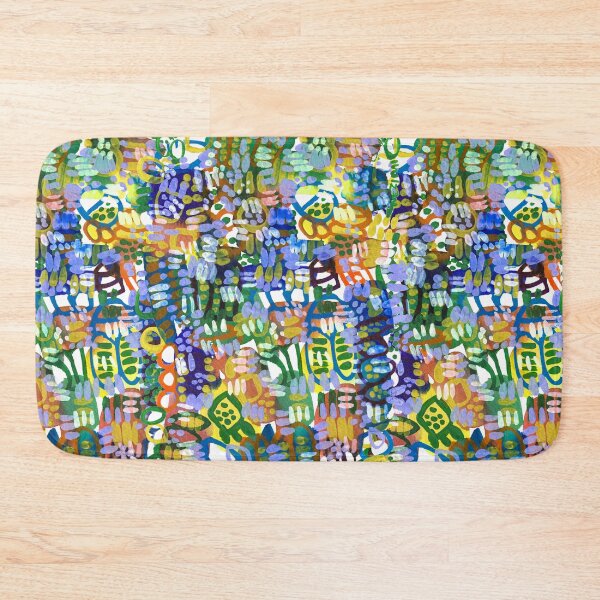 Item preview, Colourful modern abstract painting pattern  designed and sold by EarthyPlanty.
