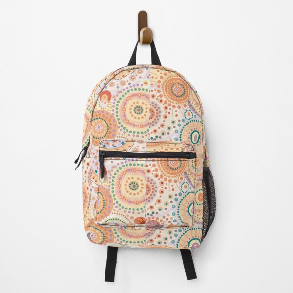 Item preview, yellow orange desigual tribal pattern designed and sold by carole legeron.
