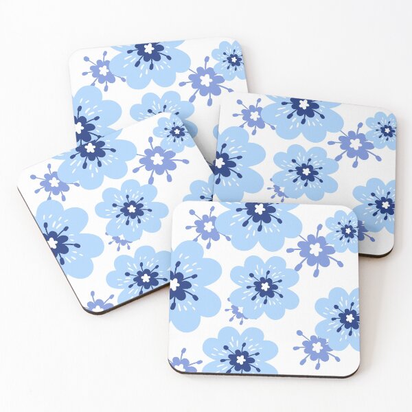 Item preview, Blue flowers pattern. designed and sold by MJSemedo.