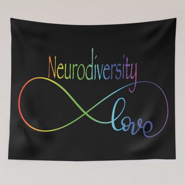 Item preview, Celebrate Neurodiversity Autism Awareness Infinity Love Symbol designed and sold by TammiPrez.