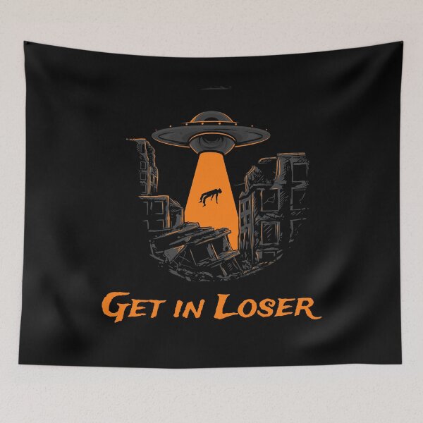 Item preview, Get In Loser Alien Abduction Mars Conspiracy Theory Vintage Distressed designed and sold by Xeuno.