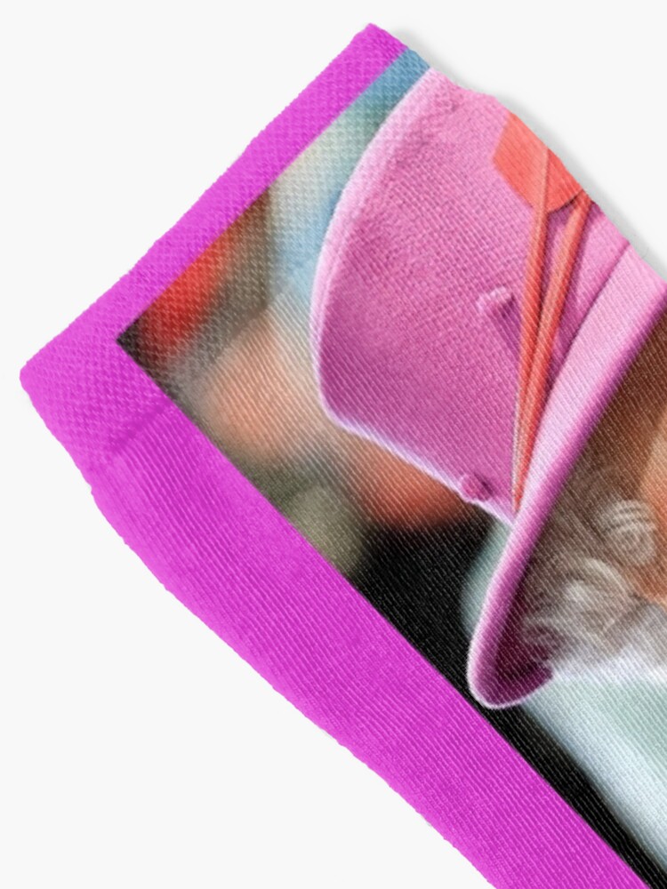 Alternate view of Queen Elizabeth II. Queen of the United Kingdom and the other Commonwealth realms. Socks