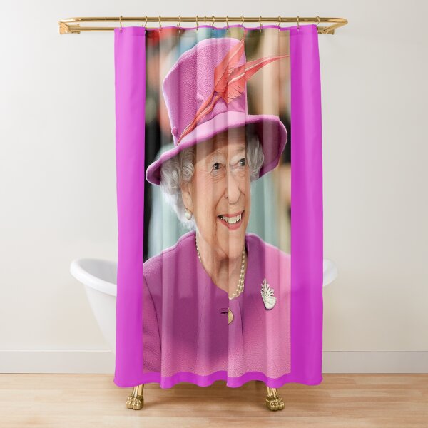 Queen Elizabeth II. Queen of the United Kingdom and the other Commonwealth realms. Shower Curtain